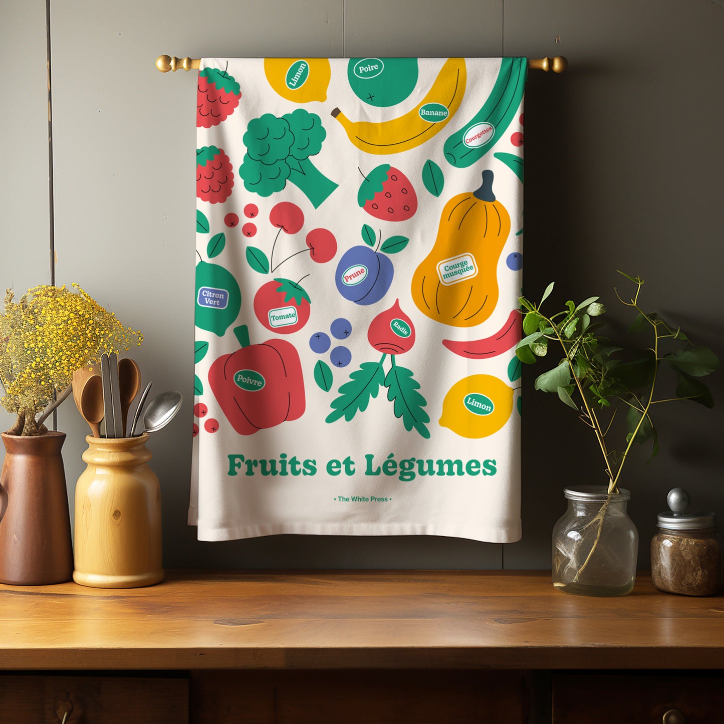 Fruity French Tea Towel
