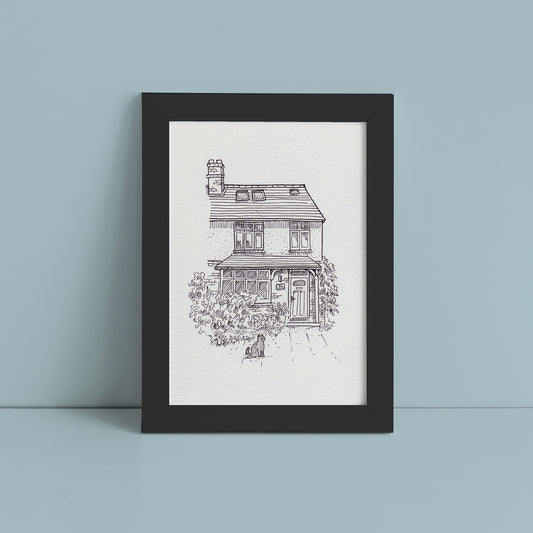 Personalised House Drawing