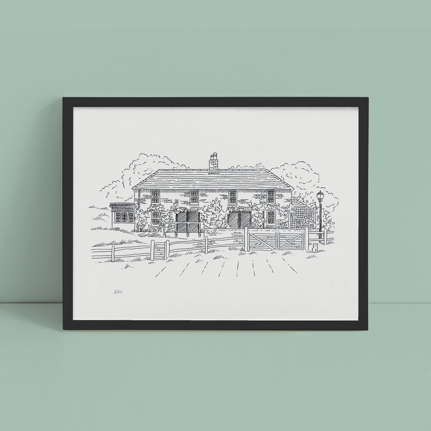 Personalised House Drawing