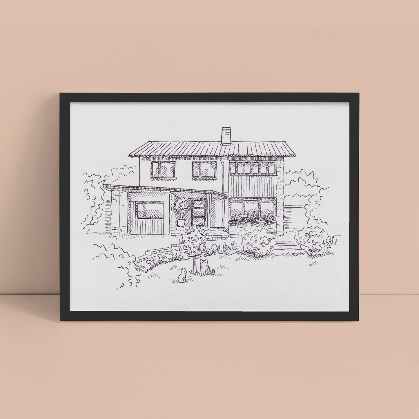 Personalised House Drawing