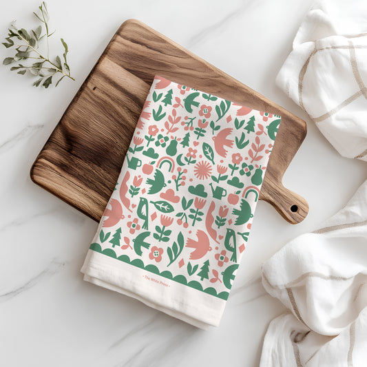 Kitchen Garden Tea Towel