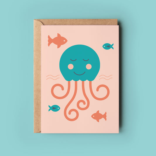 Little Jellyfish Mini Card