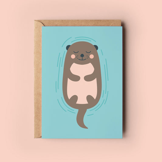 Little Otter Mini Card